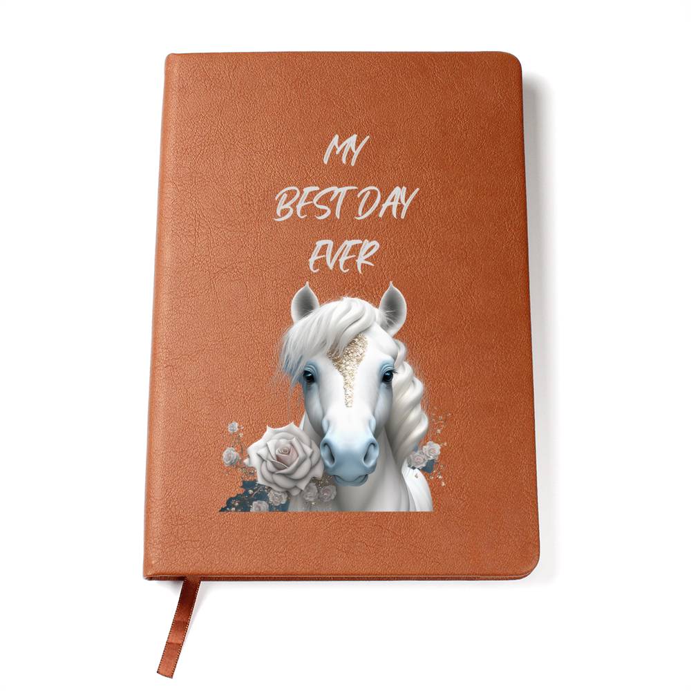 My Best Day Ever Horse Lover Wedding/Honeymoon/Bridal Shower/Confirmation Notebook Journal