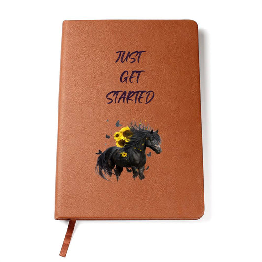 Just Get Started Journal For Horse Lovers Halloween Theme