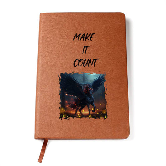 Make It Count Horse Lover Halloween Notebook Journal