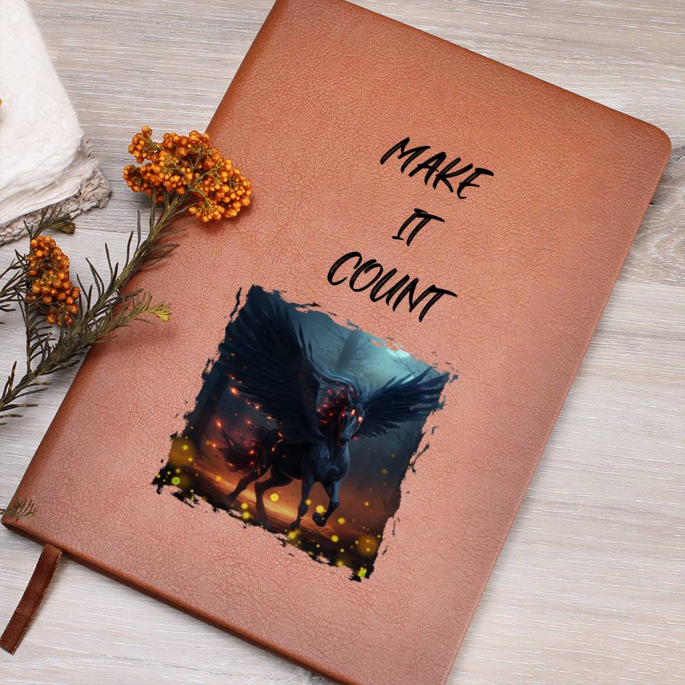 Make It Count Horse Lover Halloween Notebook Journal