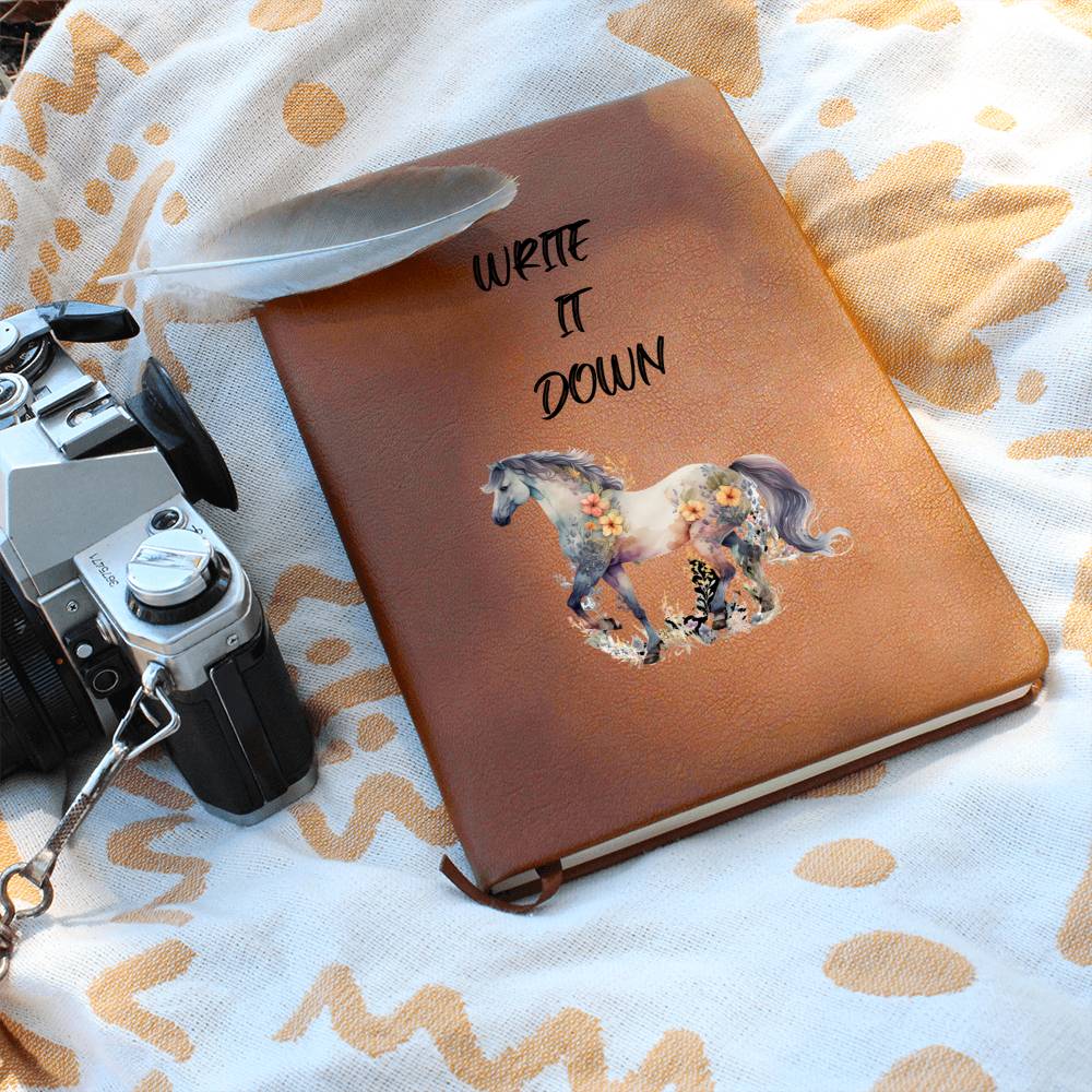 Write It Down Journal Notebook For Horse Lover