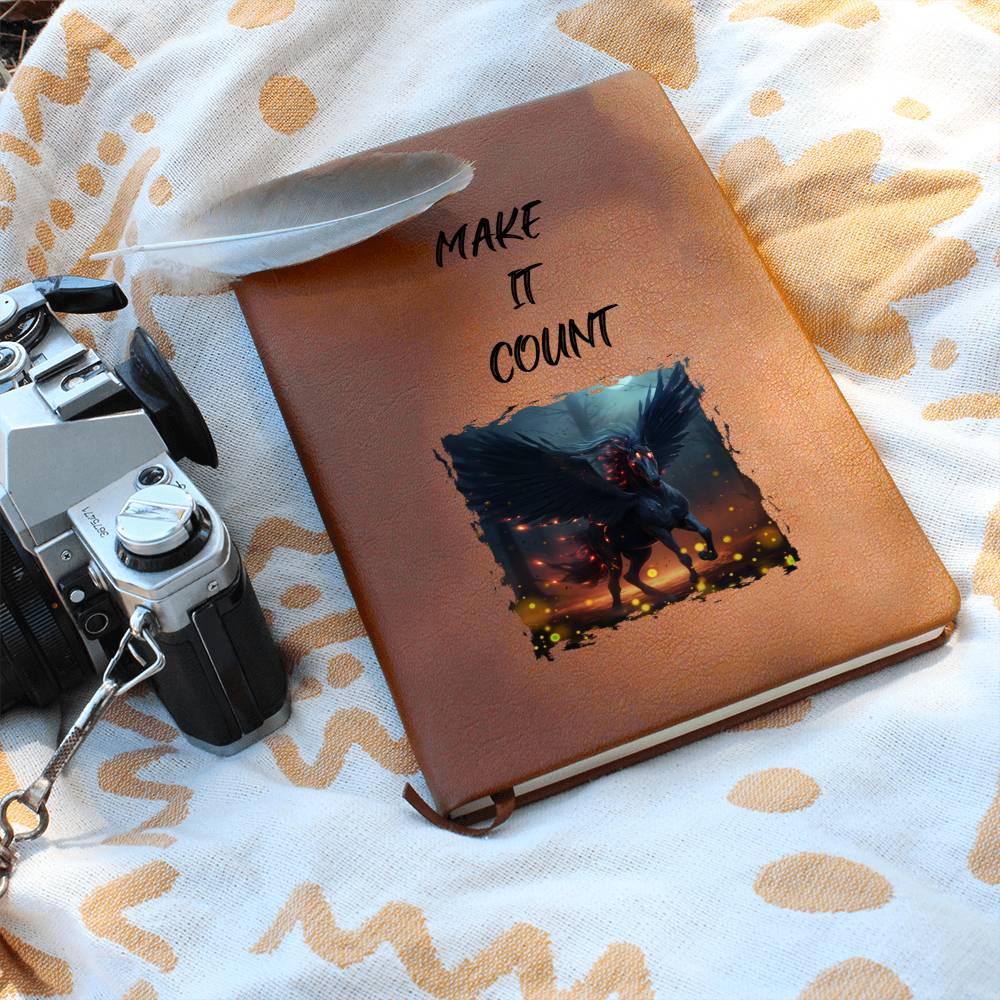 Make It Count Horse Lover Halloween Notebook Journal