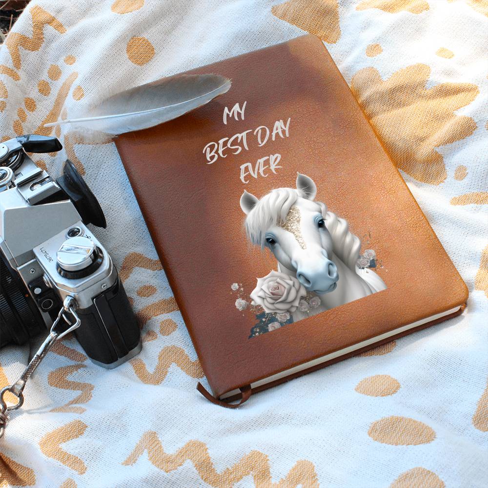 My Best Day Ever Horse Lover Wedding/Honeymoon/Bridal Shower/Confirmation Notebook Journal