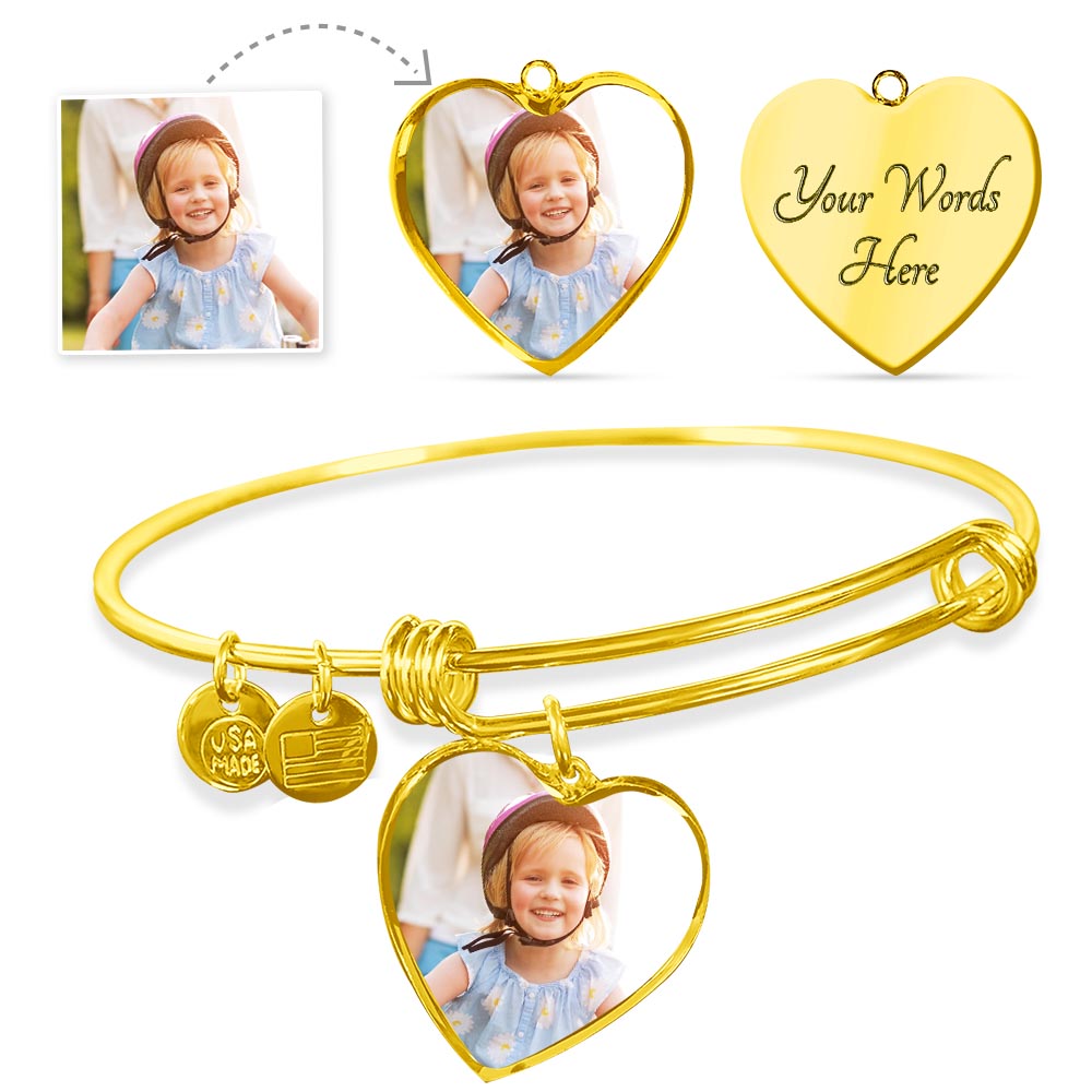 Personalized Image Keepsake Bracelet - Just Add Image