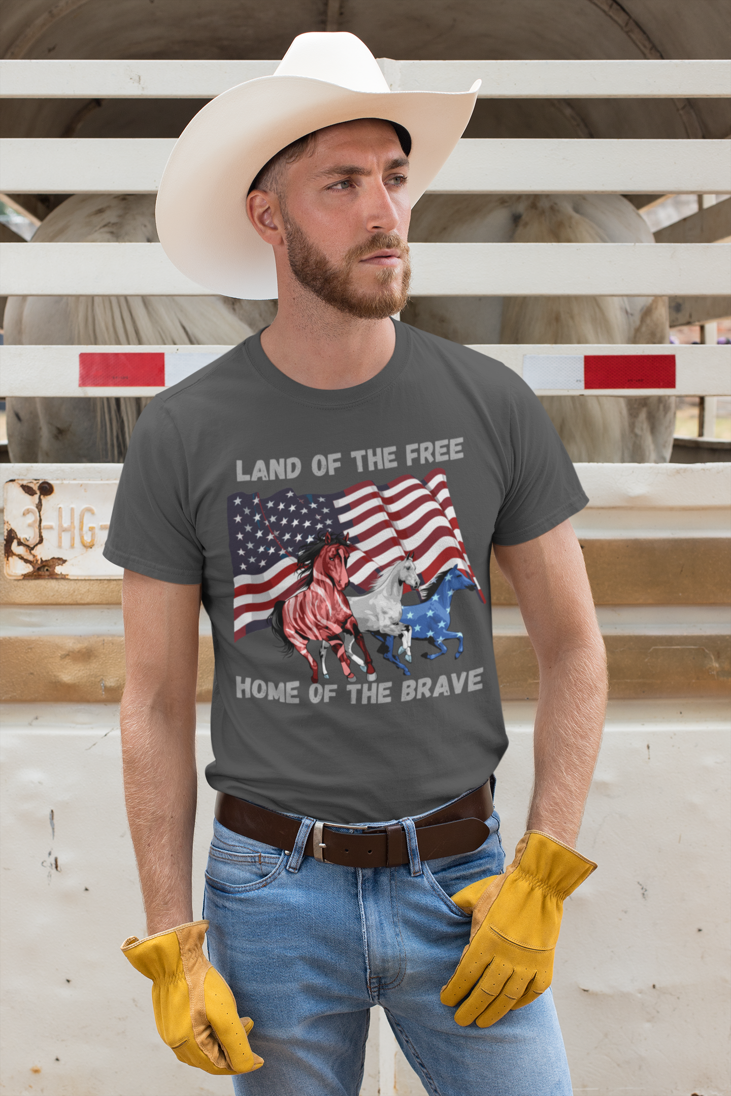 Land of the Free, Home of the Brave, Memorial Day T-Shirt, 4th Of July T-Shirt Unisex