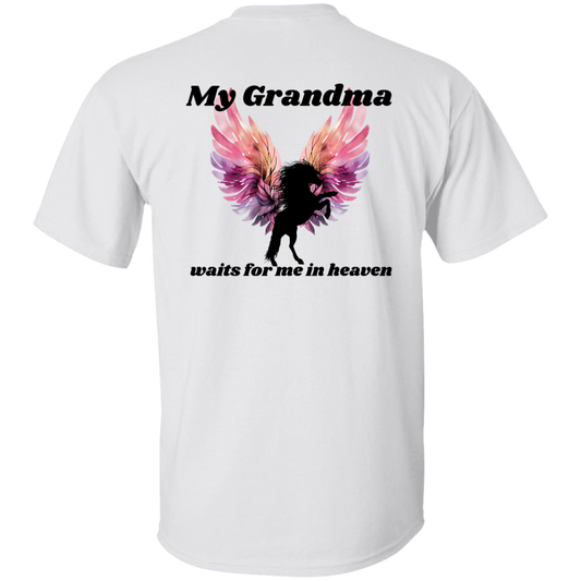 Grandma - waiting for me in heaven t-shirt - MyAllOutHorses