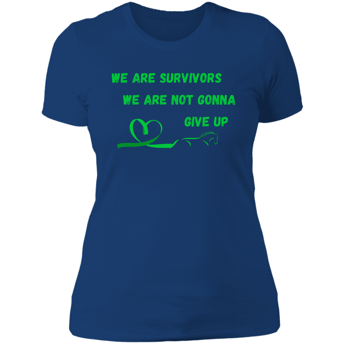 We Are Survivors Women's T-Shirt Cerebral Palsy Awareness Support Month - MyAllOutHorses