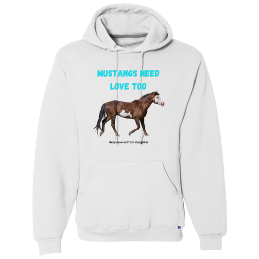 Mustangs Need Love Too Hoodie, Pullover, Sweatshirt - MyAllOutHorses