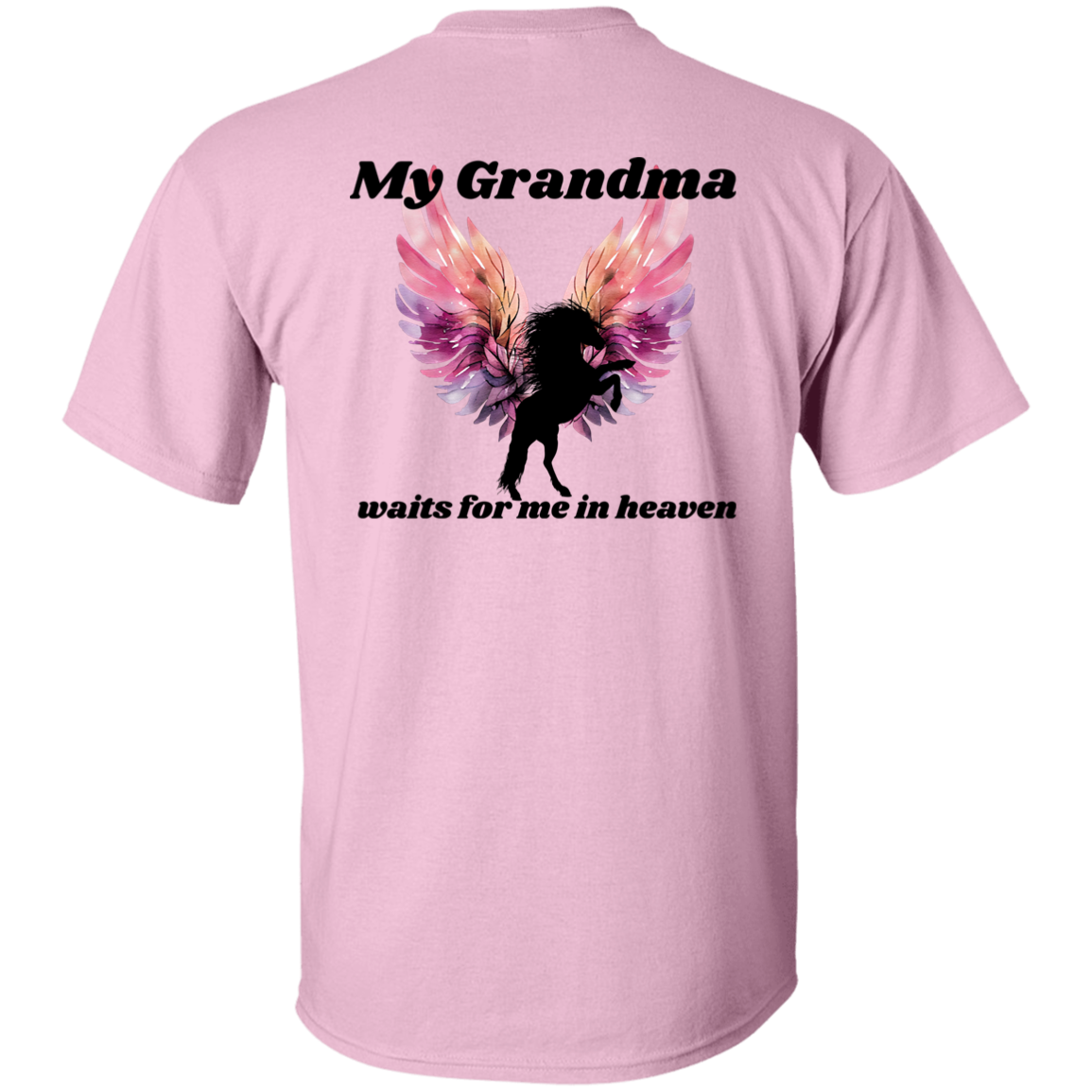 Grandma - waiting for me in heaven t-shirt - MyAllOutHorses