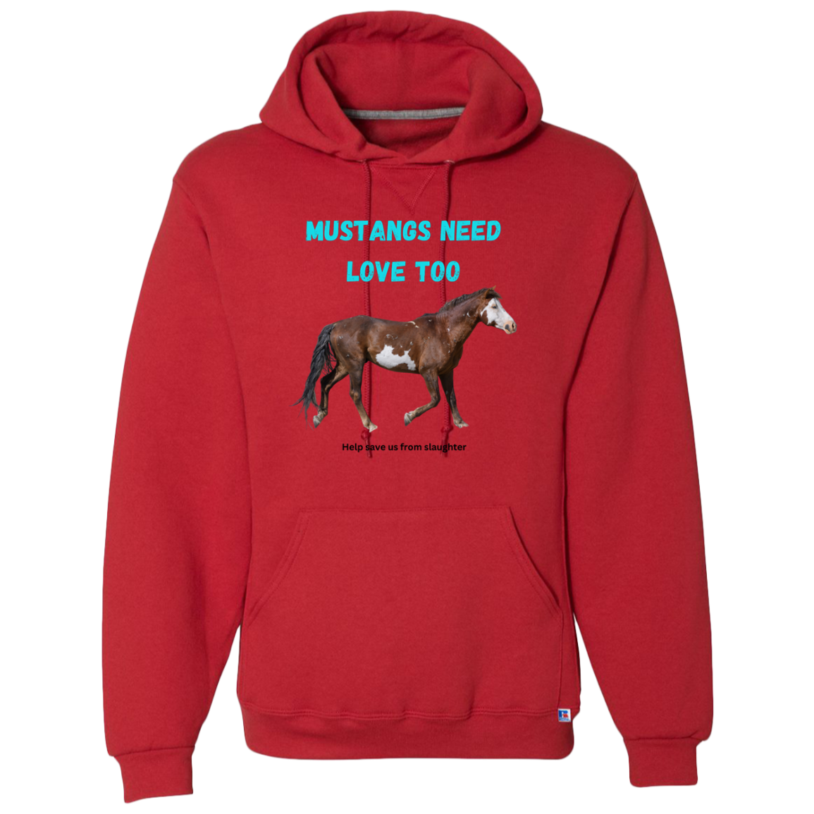 Mustangs Need Love Too Hoodie, Pullover, Sweatshirt - MyAllOutHorses