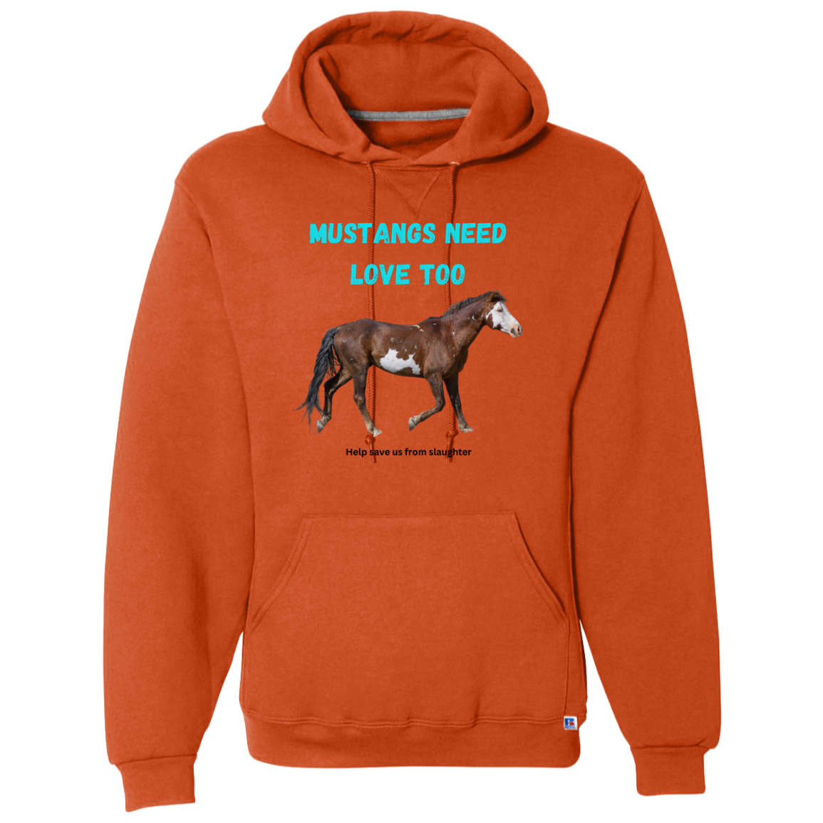 Mustangs Need Love Too Hoodie, Pullover, Sweatshirt - MyAllOutHorses