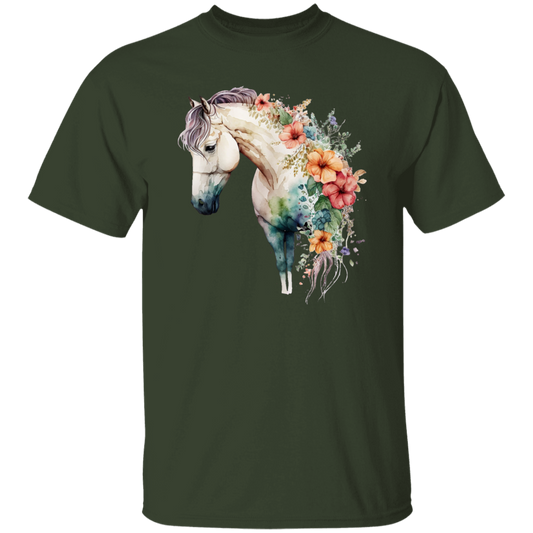 The Beauty of Horses and Flowers T-Shirt (SALE) - MyAllOutHorses