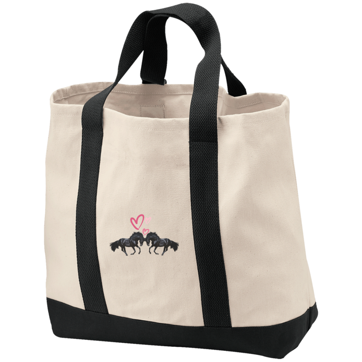 Loving Horses Valentine's Tote Bag - MyAllOutHorses