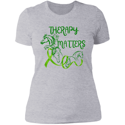 Therapy Matters Cerebral Palsy Awareness T-Shirt For Women - MyAllOutHorses