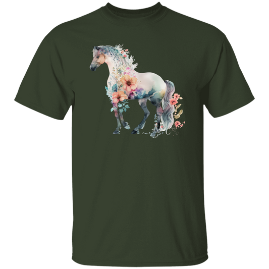 Horse of Flowers T-Shirt (On Sale) - MyAllOutHorses