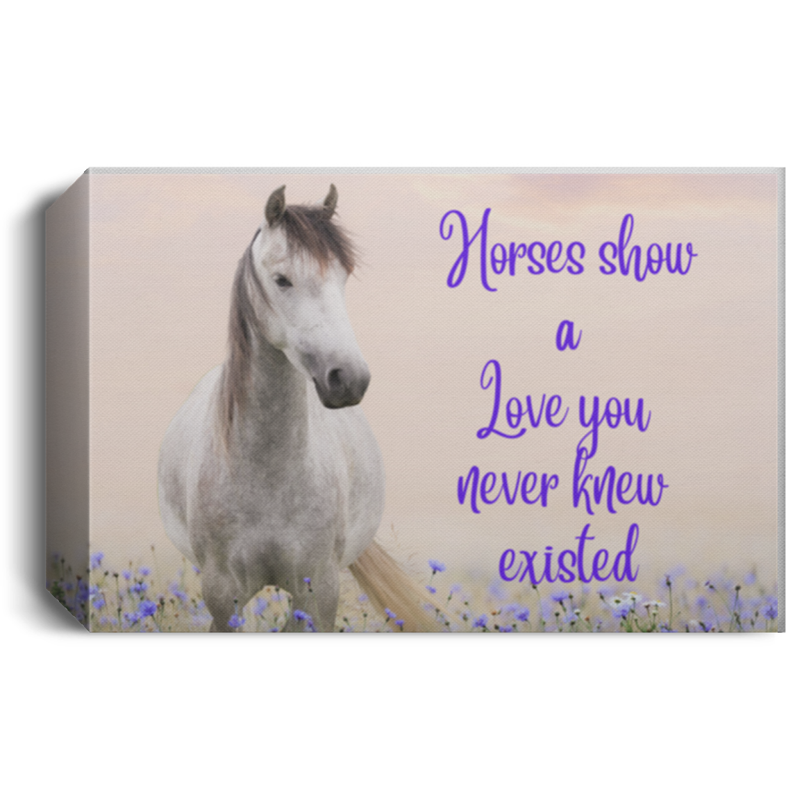 Love You Never Knew Existed Art Canvas Print - MyAllOutHorses
