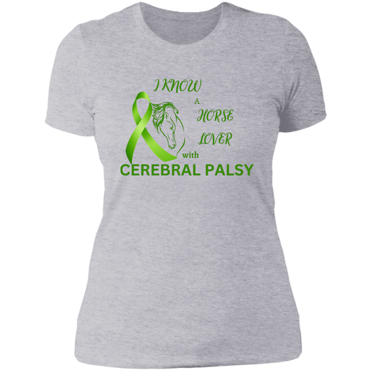 I Know A Horse Lover With Cerebral Palsy T-Shirt For Her - MyAllOutHorses