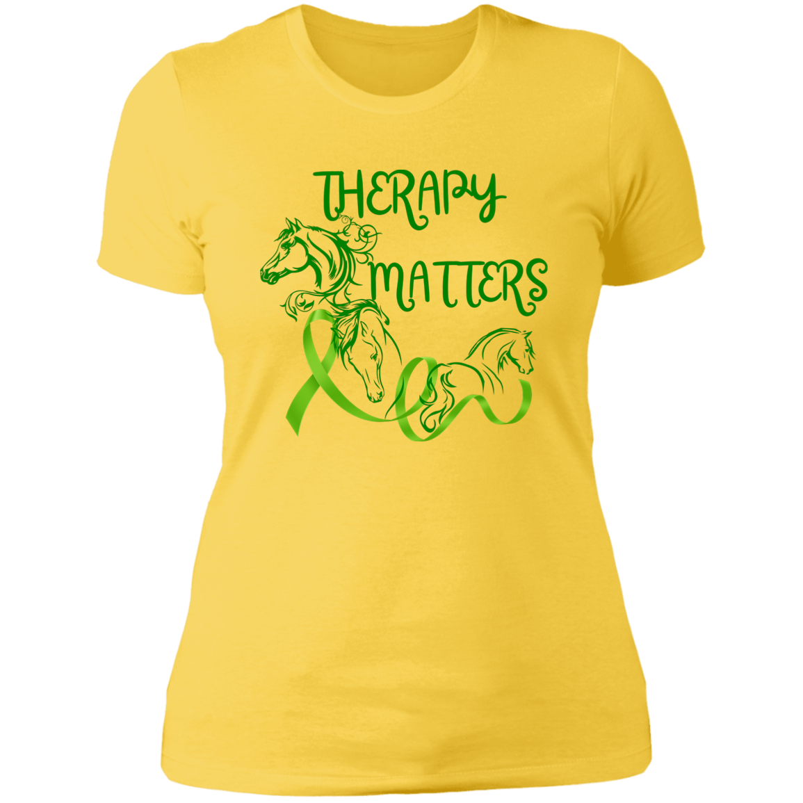 Therapy Matters Cerebral Palsy Awareness T-Shirt For Women - MyAllOutHorses