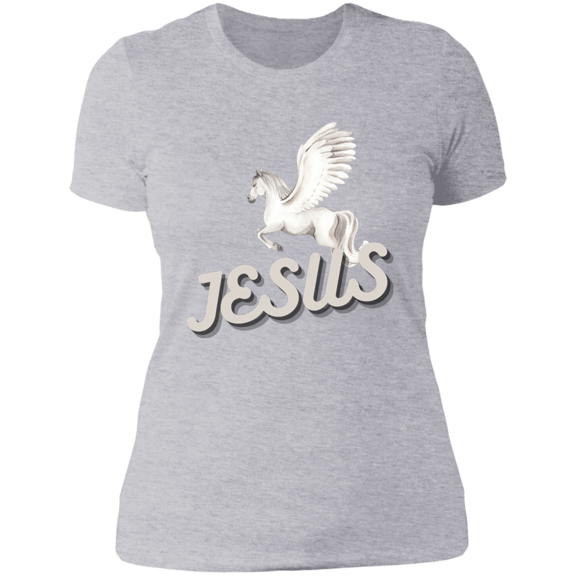 Jesus Gives Wings Pegasus Shirt For Ladies - MyAllOutHorses