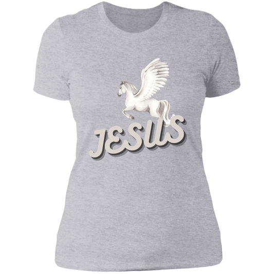 Jesus Gives Wings Pegasus Shirt For Ladies - MyAllOutHorses