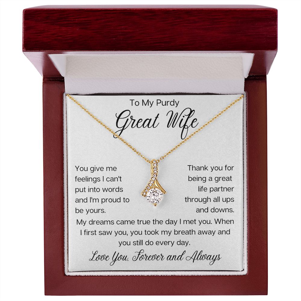 My Purdy Great Wife | Alluring Beauty Necklace - MyAllOutHorses